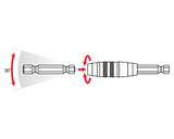 Adaptor unghiular biti Yato YT-04635 - imagine produs 5