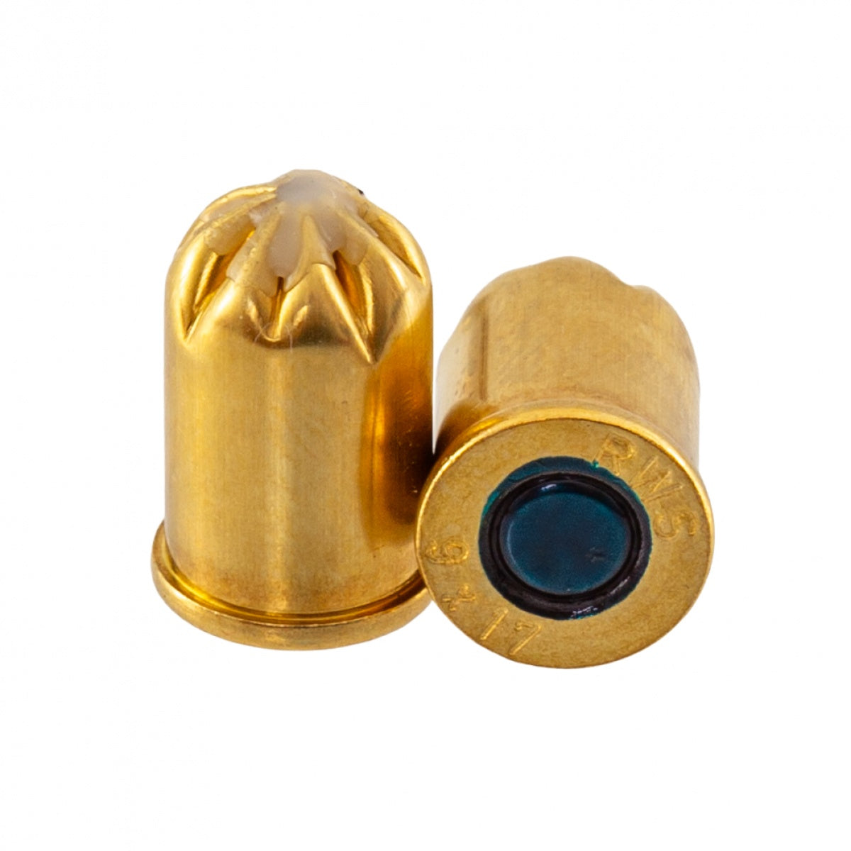 Capse asomator albastre 9 × 17 mm, 50 buc pentru animale talie medie-mare