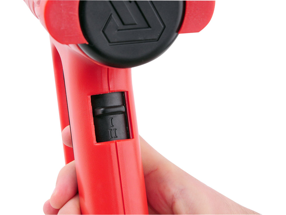 Pistol aer cald Yato 2000W, 2 trepte temperatura 350-550°C, debit 300-500 l/min, pentru vopsea, adezivi si materiale termocontractabile