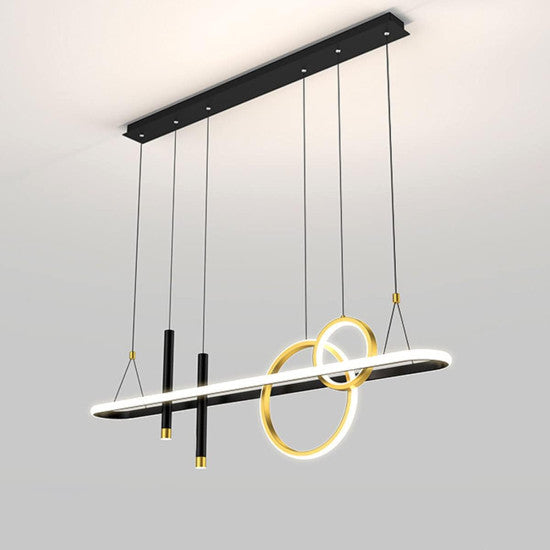 Lustra LED Apodis 116W, 5500lm, 3000K/4000K/6500K, telecomanda