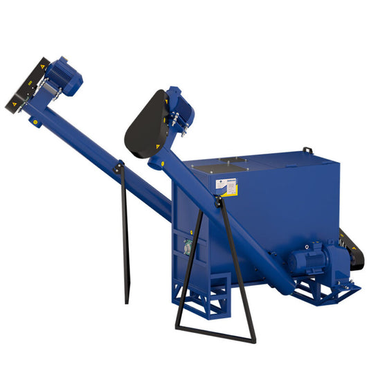Amestecator orizontal VIHR-1000 DUO – 1000 L, 380V, TMC Ucraina