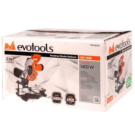 Fierastrau Circular Stationar EvoTools MS1400, 1400W, 4900 rpm
