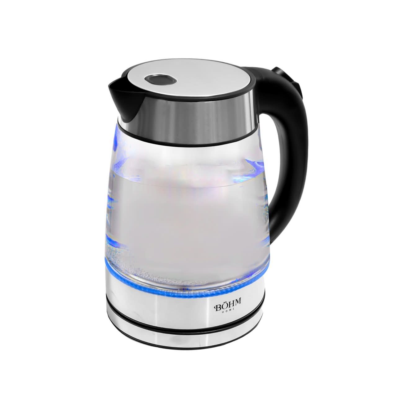 Fierbător Electric BÖHM BHB1702 – 1.7L, 1850-2200W, Oprire Automată, LED Albastru
