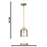 Candelabru Nitra Antique, 1xE27, 60W, 60x13c