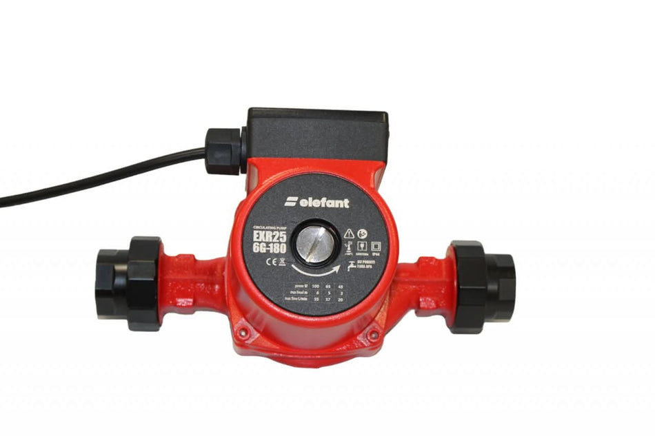 Pompa de Recirculare EXR25 6G-180 Elefant, 100W, Debit 55 L/min, Înălțime Maximă 6.5m, Racord 1 inch,