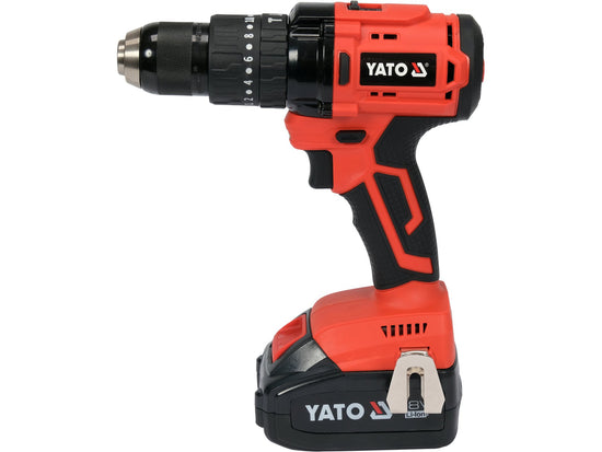 Autofiletanta cu percutie Yato 18V, 75Nm, 2 acumulatori 3.0Ah, mandrina metalica 13mm, 3 moduri de lucru, greutate 1.4kg - vedere 7