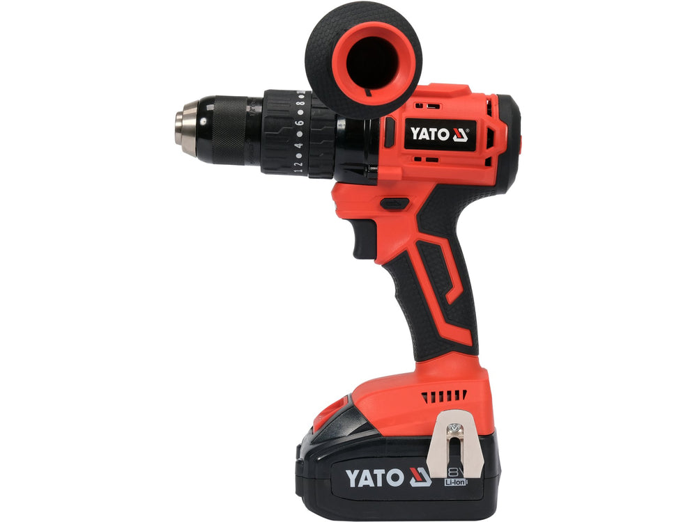 Autofiletanta cu percutie Yato 18V, 75Nm, 2 acumulatori 3.0Ah, mandrina metalica 13mm, 3 moduri de lucru, greutate 1.4kg - vedere 6