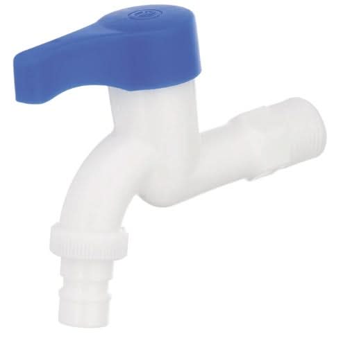 Robinet Apa Plastic Plamix Mono-003, alb, pentru instalatii sanitare