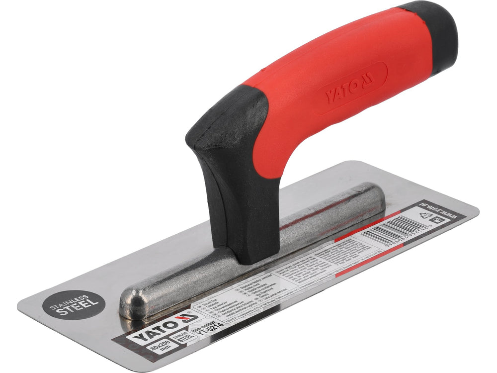 Gletiera otel inoxidabil 80x200 mm, pentru finisaje precise Yato YT-5214 - imagine produs 1