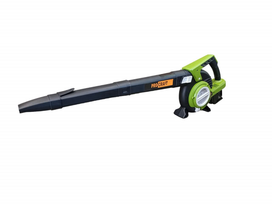 Aspirator cu Suflantă pe Acumulator PROCRAFT VB20, 16,300 rpm, 13,2 m³/min
