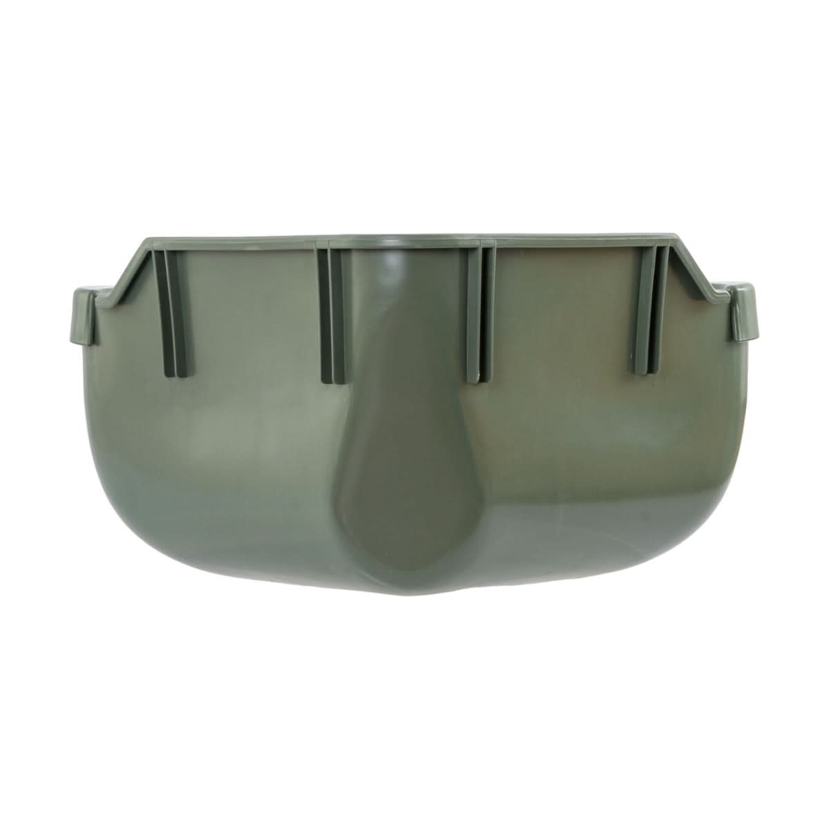 Hranitoare plastic colt 31 litri cu margine protectie verde