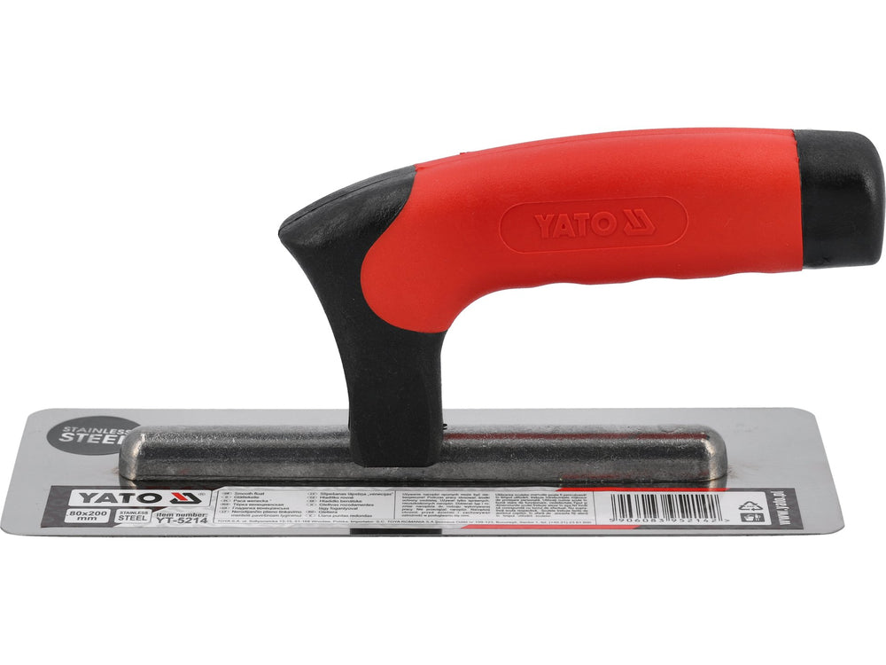 Gletiera otel inoxidabil 80x200 mm, pentru finisaje precise