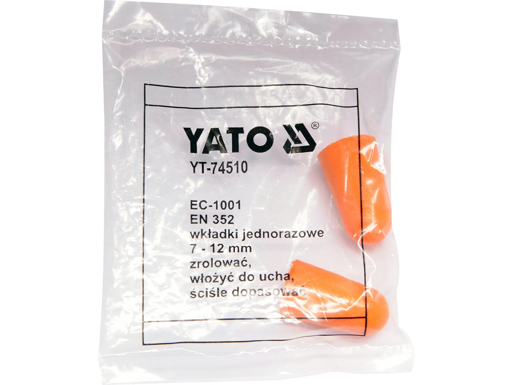 Antifoane pentru urechi din spuma, SNR 34 dB, 200 perechi Yato YT-74510 - imagine produs 4