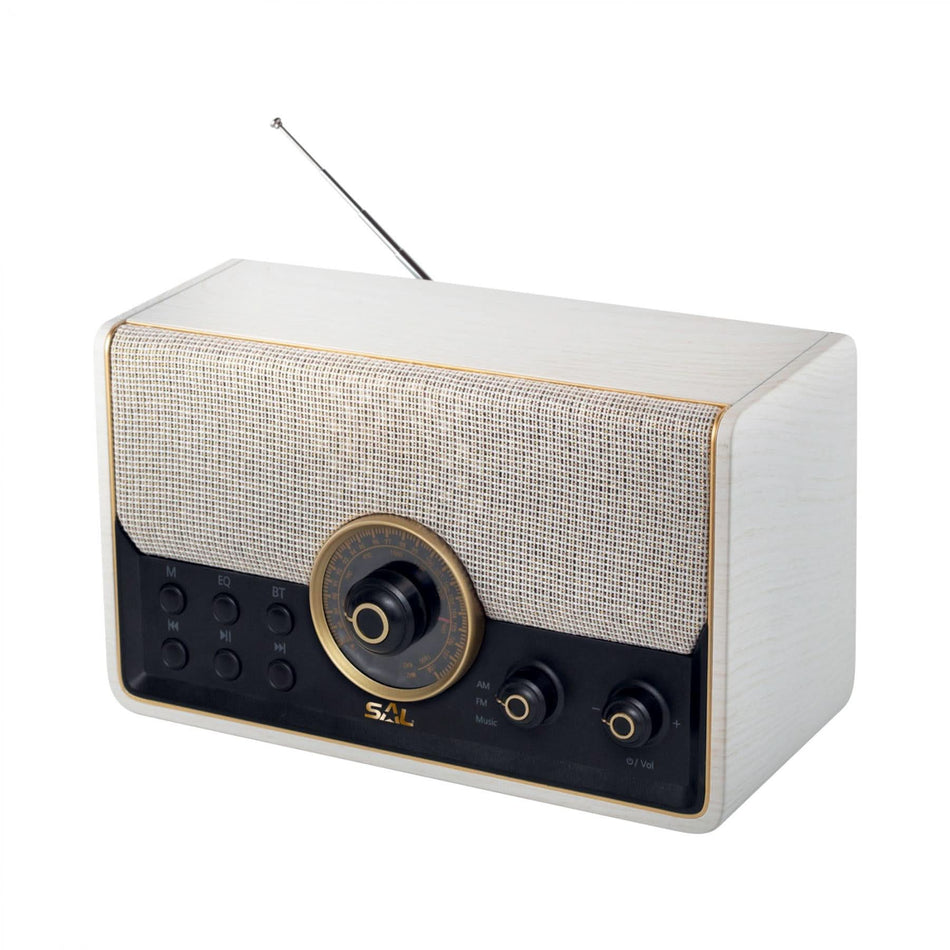 Radio Retro RRT 6B – Stereo HiFi, Bluetooth, USB, MicroSD – sunet clar si design elegant