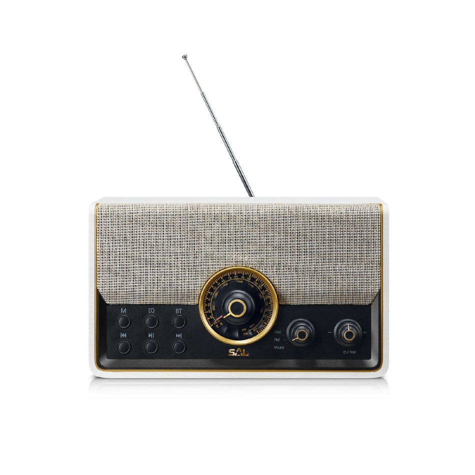 Radio Retro RRT 6B – Stereo HiFi, Bluetooth, USB, MicroSD – sunet clar si design elegant