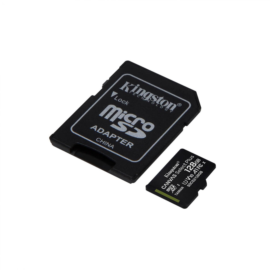 Card microSDHC Kingston Canvas Select Plus 128GB, Class 10, 100MB/s