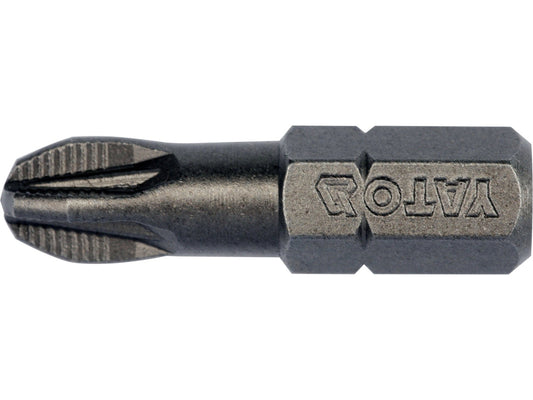 Set 10 biti PZ3 1/4" L25 mm, otel rezistent, compatibil surubelnite