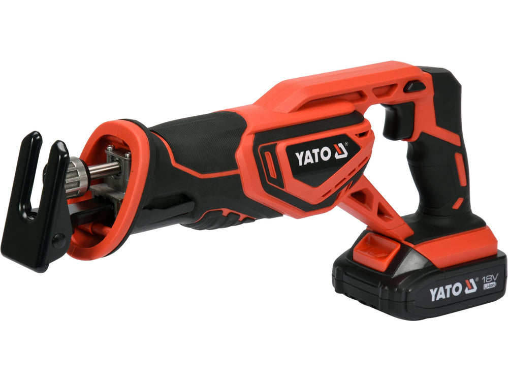 Fierastrau sabie Yato 18V, 1x2Ah, cu incarcator rapid, sistem 18V, pentru taiere lemn si metal - vedere 2