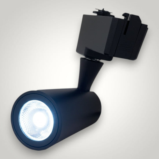 Spot Sina Negru, 18W, 1340 lm, Ø76x150x130 mm