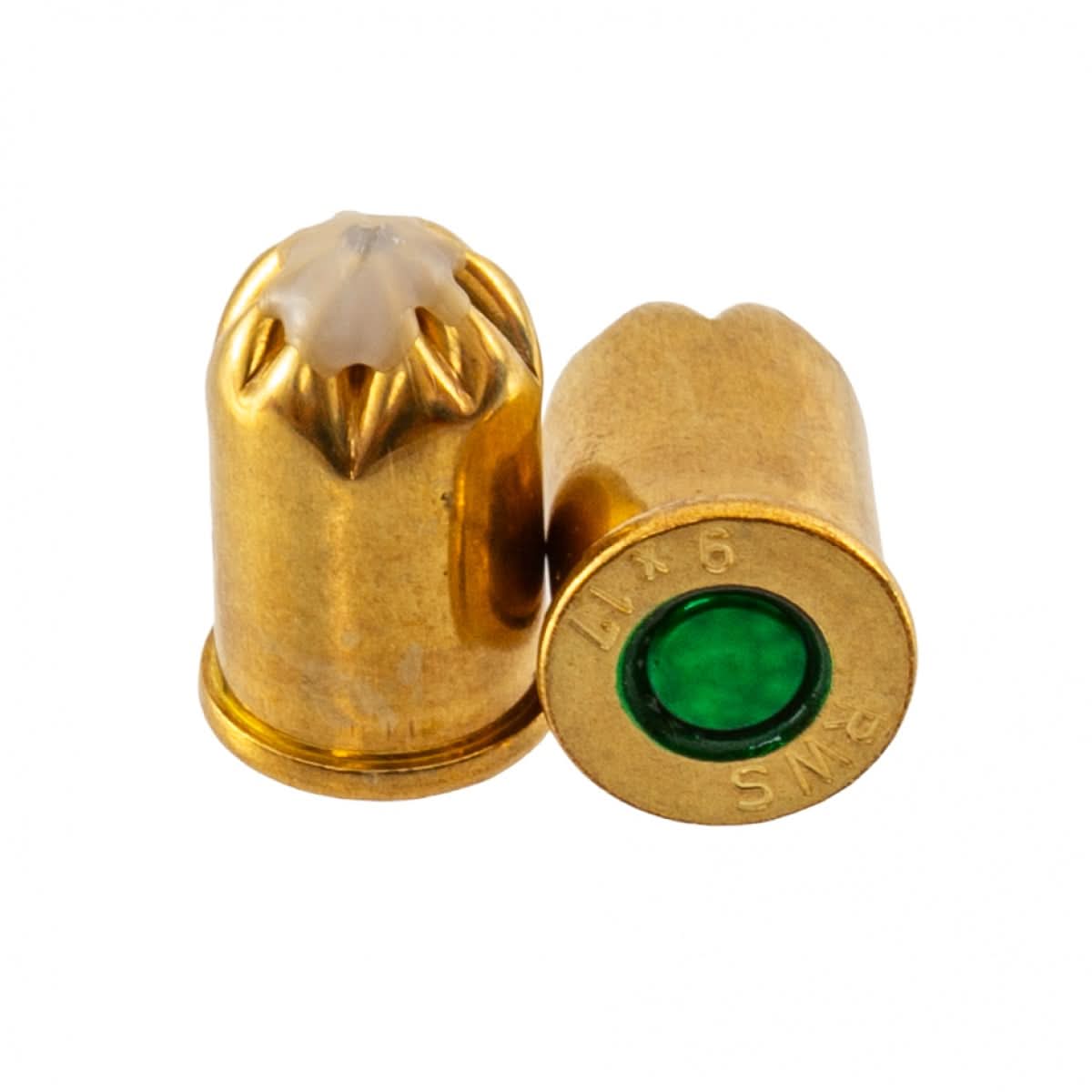 Capse asomator verde, 9 × 17 mm, 50 buc pentru animale mici