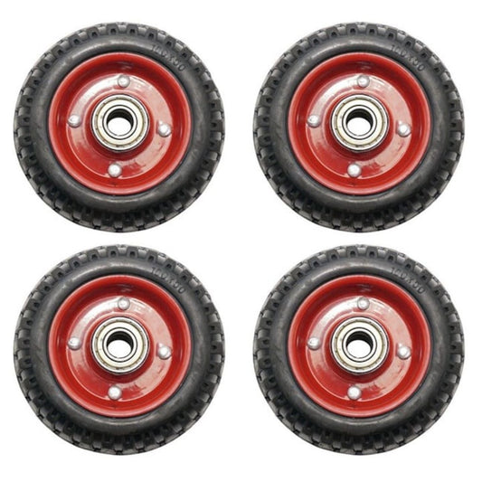 Roata carucior cauciuc brut 160x50 mm (6”), cu rulment, rezistenta si aderenta