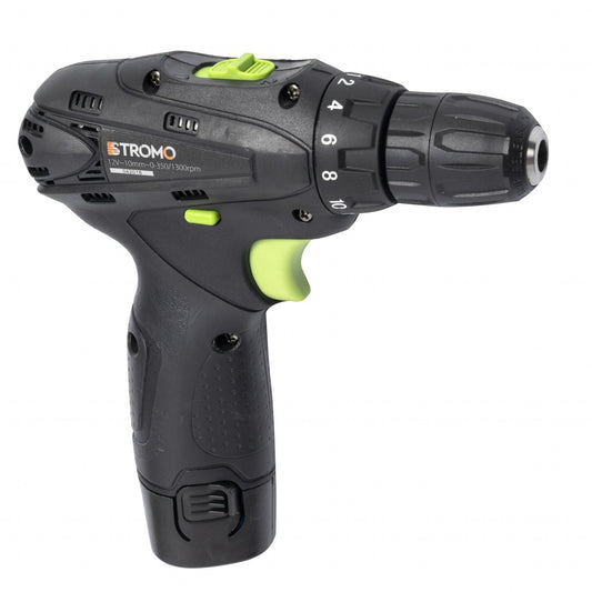 Autofiletanta cu acumulator STROMO SA-12Li, 12V, 2 trepte cuplu, 1300 rpm, Li-Ion, 1h incarcare