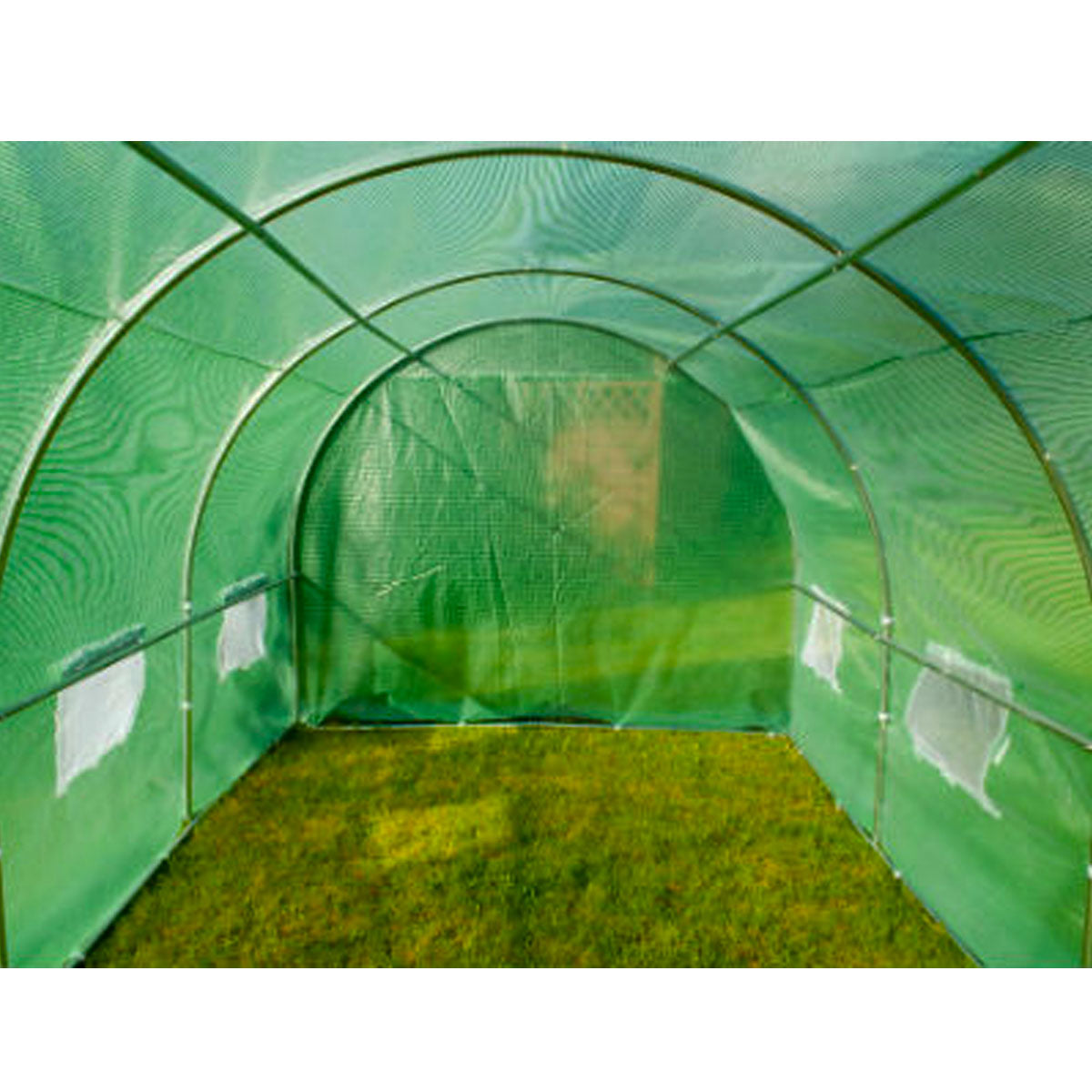 Solar gradina 8x3x2.5 m ZEP PRO, folie polietilena 240 g/mp, structura otel galvanizat, rezistent UV