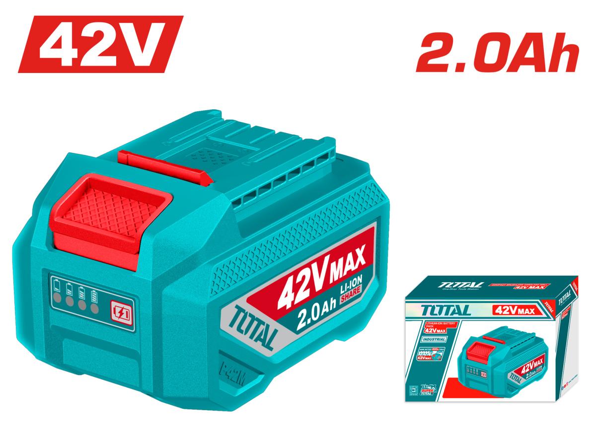 Acumulator TOTAL 42V 2.0Ah, Li-Ion, platforma P42M