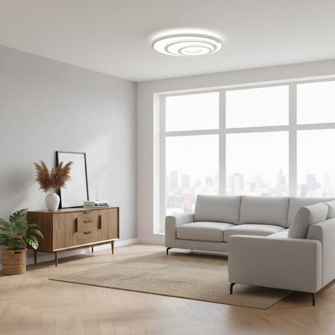 Plafoniera LED Albiorix 75W, 5000lm, 400x60mm