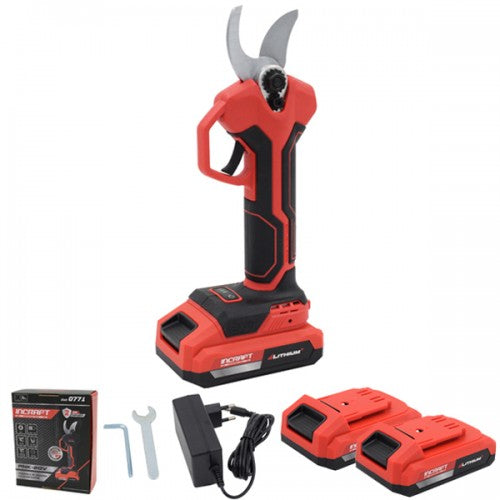 Foarfeca gradina cu acumulator 20V 2.5Ah motor fara perii INCRAFT PNK-20V