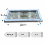 Plafoniera LED bucatarie 24W, 550x240x40 mm, 1920 lm, 6500K
