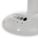 Ventilator de birou BOHM BLTF-1203, 40W, 12 inch, 3 viteze, protectie supraincalzire, alb