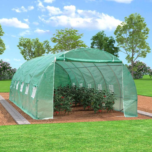 Solar gradina 8x3x2.5 m ZEP PRO, folie polietilena 240 g/mp, structura otel galvanizat, rezistent UV