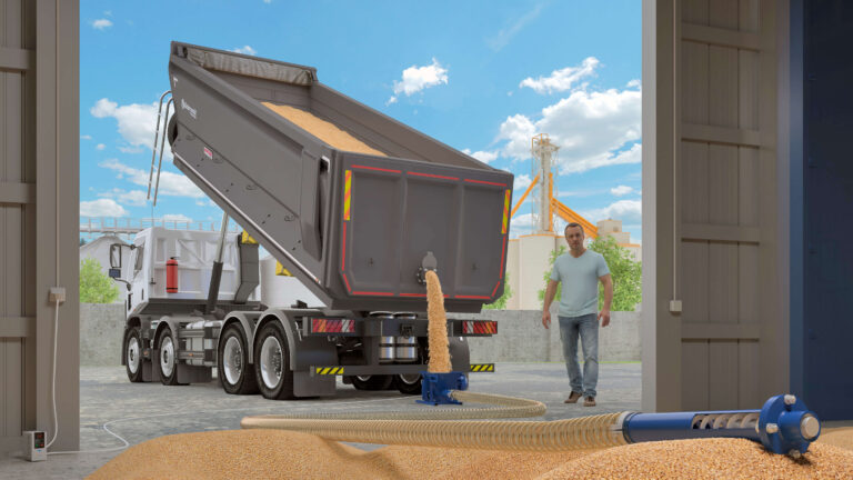 Snec flexibil pentru cereale 220V, 12 m, pana la 4 t/h – TMC, transport rapid pentru produse vrac
