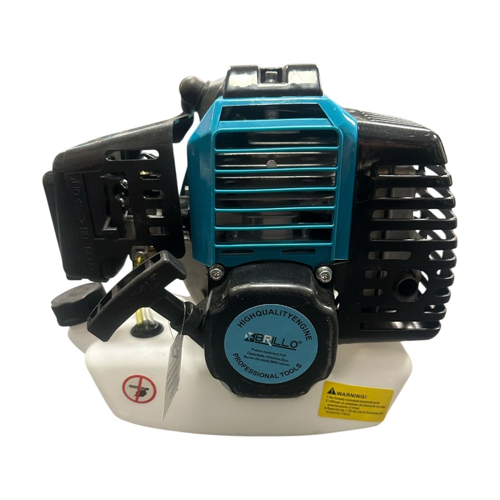 Motocoasa pe benzina Brillo BR-4200, 5.7CP, 52cc, 3 accesorii incluse, motor 2 timpi