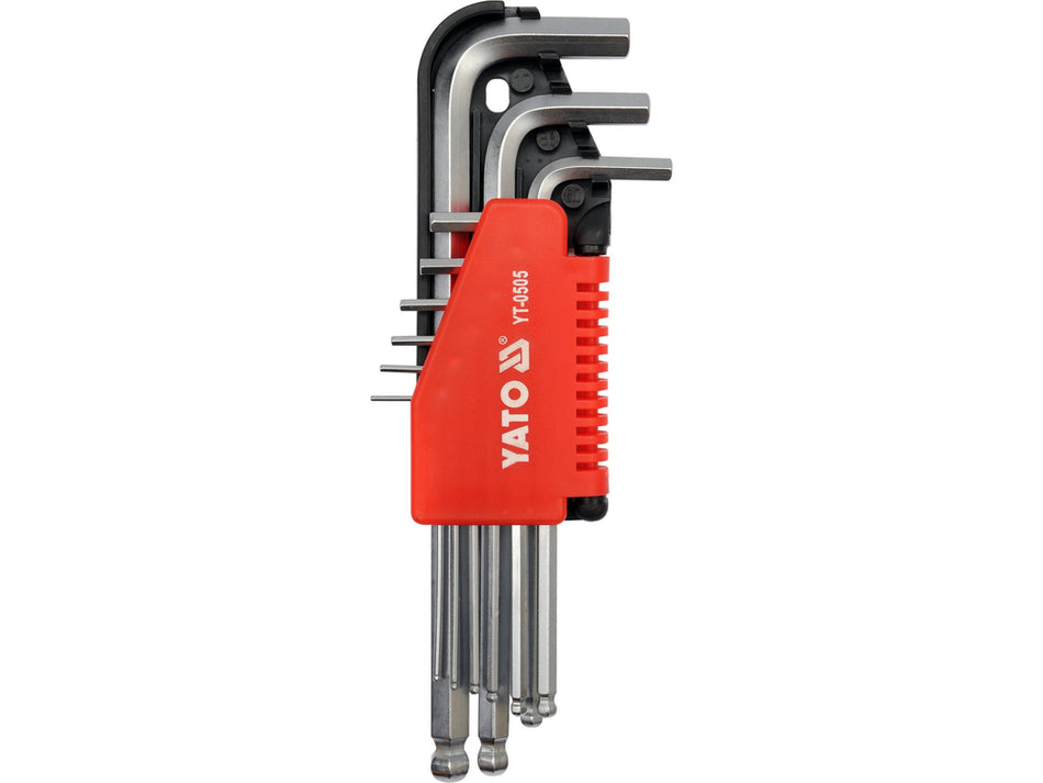 Set chei imbus 9 bucati 1.5–10 mm, otel Cr-V rezistent