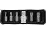 Set 5 biti Spline Yato YT-0414 cu adaptor - imagine produs 1