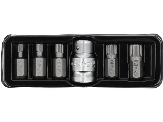 Set biti Spline tip stea 6 piese – precizie si rezistenta