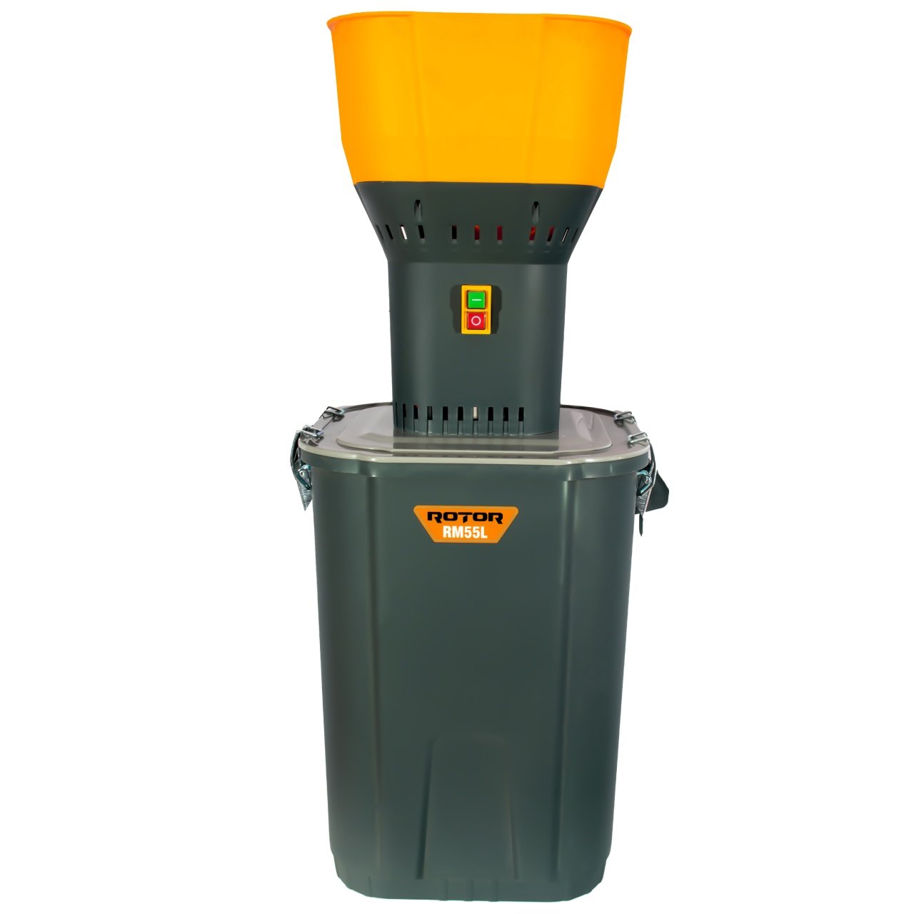 Moară electrică pentru cereale ROTOR RM55L, 1500 W, 19000 rot/min, Capacitate 55 L, 5 site de măcinare