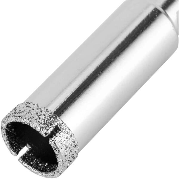 Carota diamantata 14x67 mm cu coada triunghiulara MTX pentru sticla si faianta, acoperire galvanizata