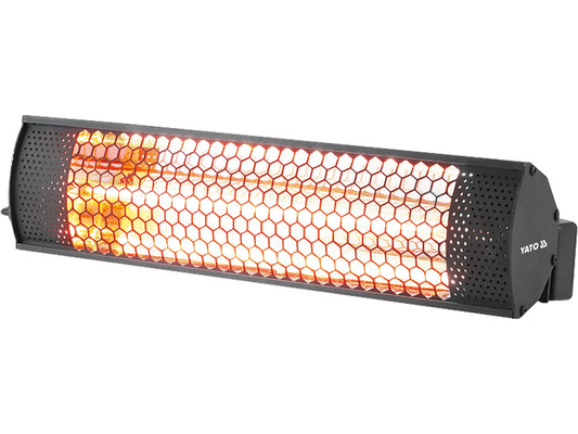 Incalzitor cu Infrarosu Yato 2000W, IP65, Incalzire Instant, pentru Interior si Exterior, cu Montare pe Perete sau Tavan