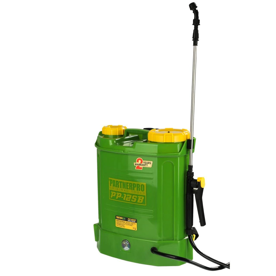 Pompa stropit acumulator 12L, 12V 8Ah, PartnerPro PP-12SB, pentru 460 mp