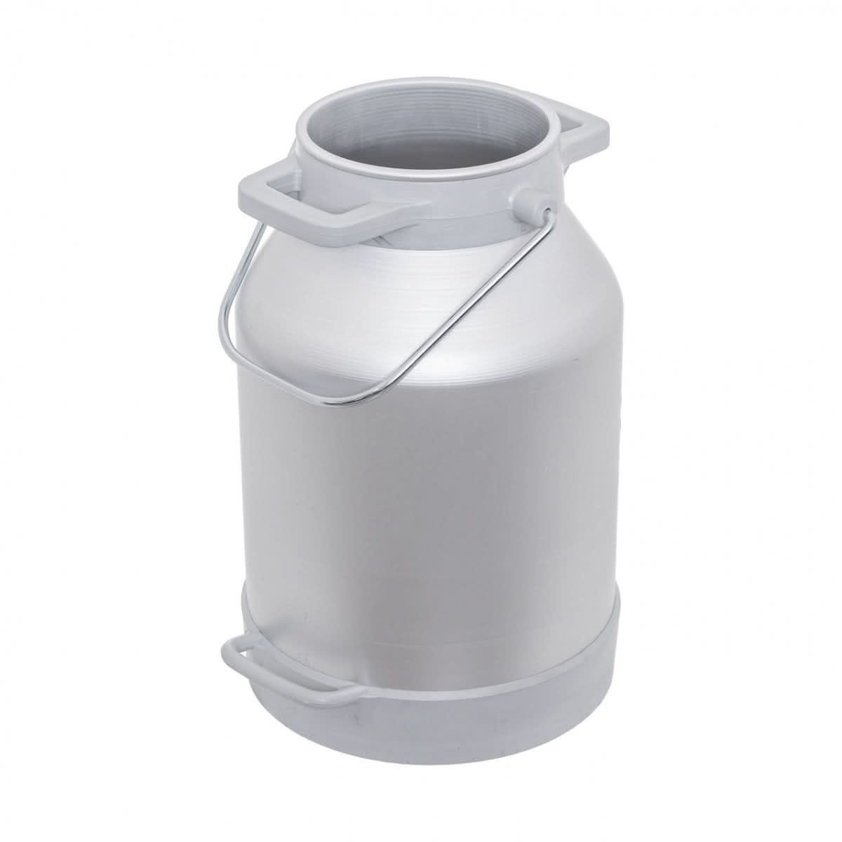 Bidon aluminiu 25 litri pentru aparate de muls - maner galvanizat, fara capac