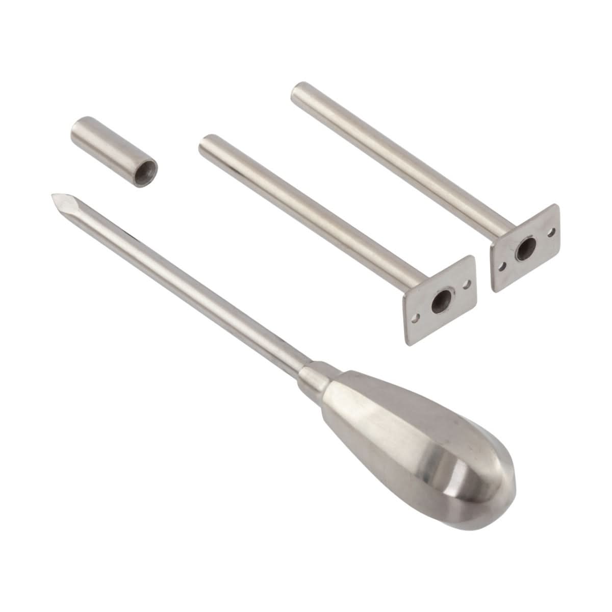 Trocar veterinar inox 120x7 mm perforare abdomen bovine ovine