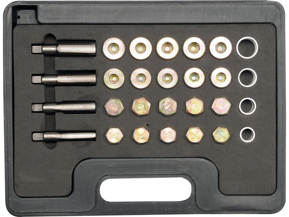 Set reparat buson baie ulei, 4 tipuri filet M13, M15, M17, M20
