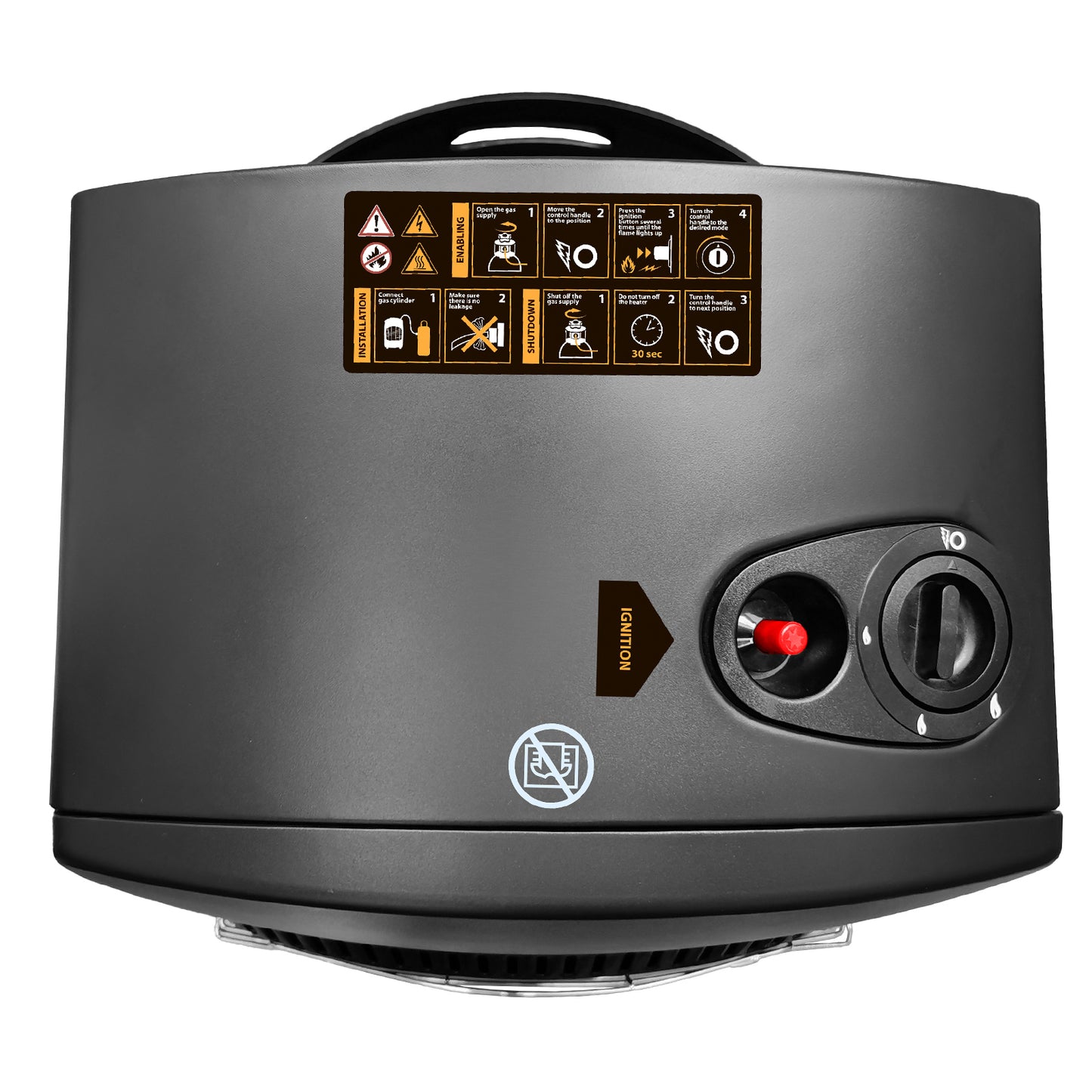 Incalzitor infrarosu pe gaz Denzel GIH 5-15, 4.2 kW, propan-butan, portabil