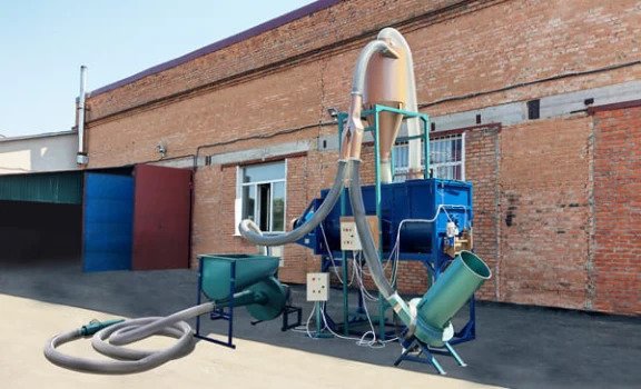 Moara cu aspiratie si ciclon PPZ-22 Artmash, 22 kW, 2000–3000 kg/ora, 380V, productie Ucraina