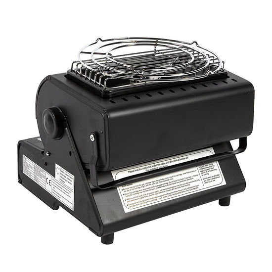 Aragaz portabil 2 in 1, 1,3 kW, arzator ceramic, piezo