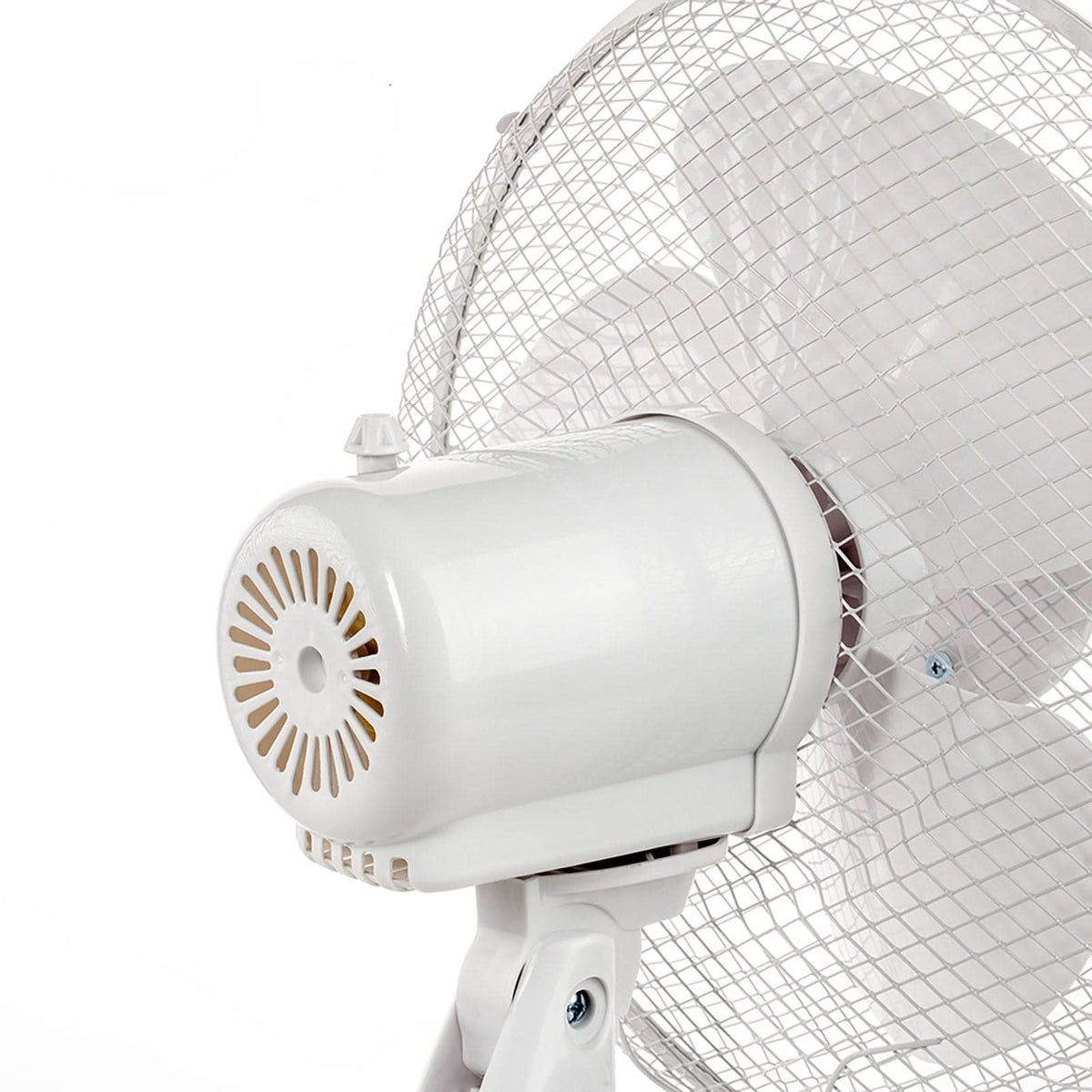 Ventilator de birou BOHM BLTF-1203, 40W, 12 inch, 3 viteze, protectie supraincalzire, alb