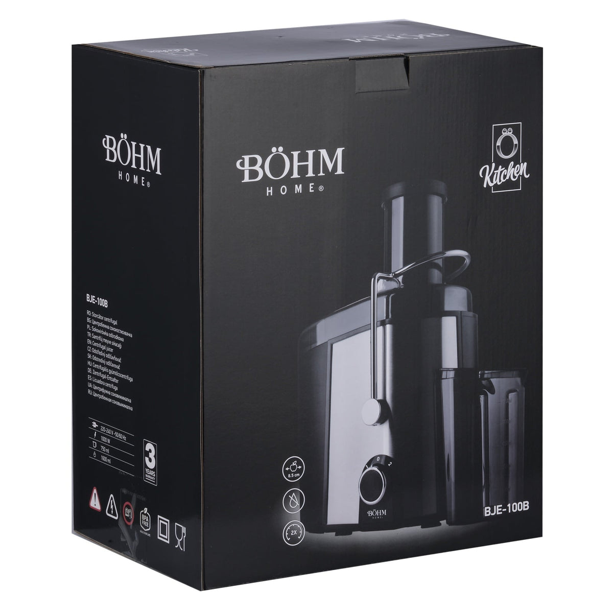 Storcator centrifugal BOHM Home BJE-100B, 1000 W, Ø85 mm
